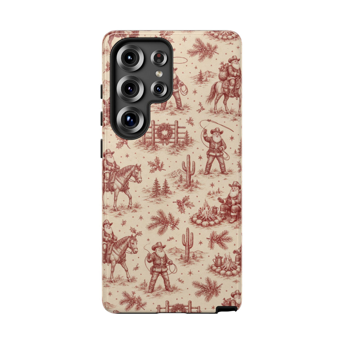 Cowboy Santa Toile Tough Case