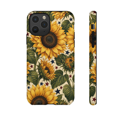 Stars And Sunflowers Tough Case