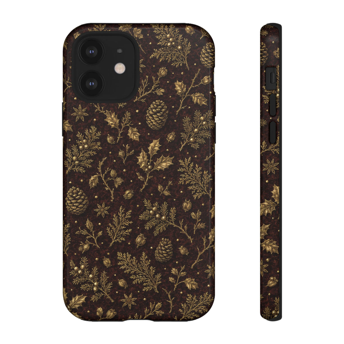 Brass Winter Botanicals Tough Case