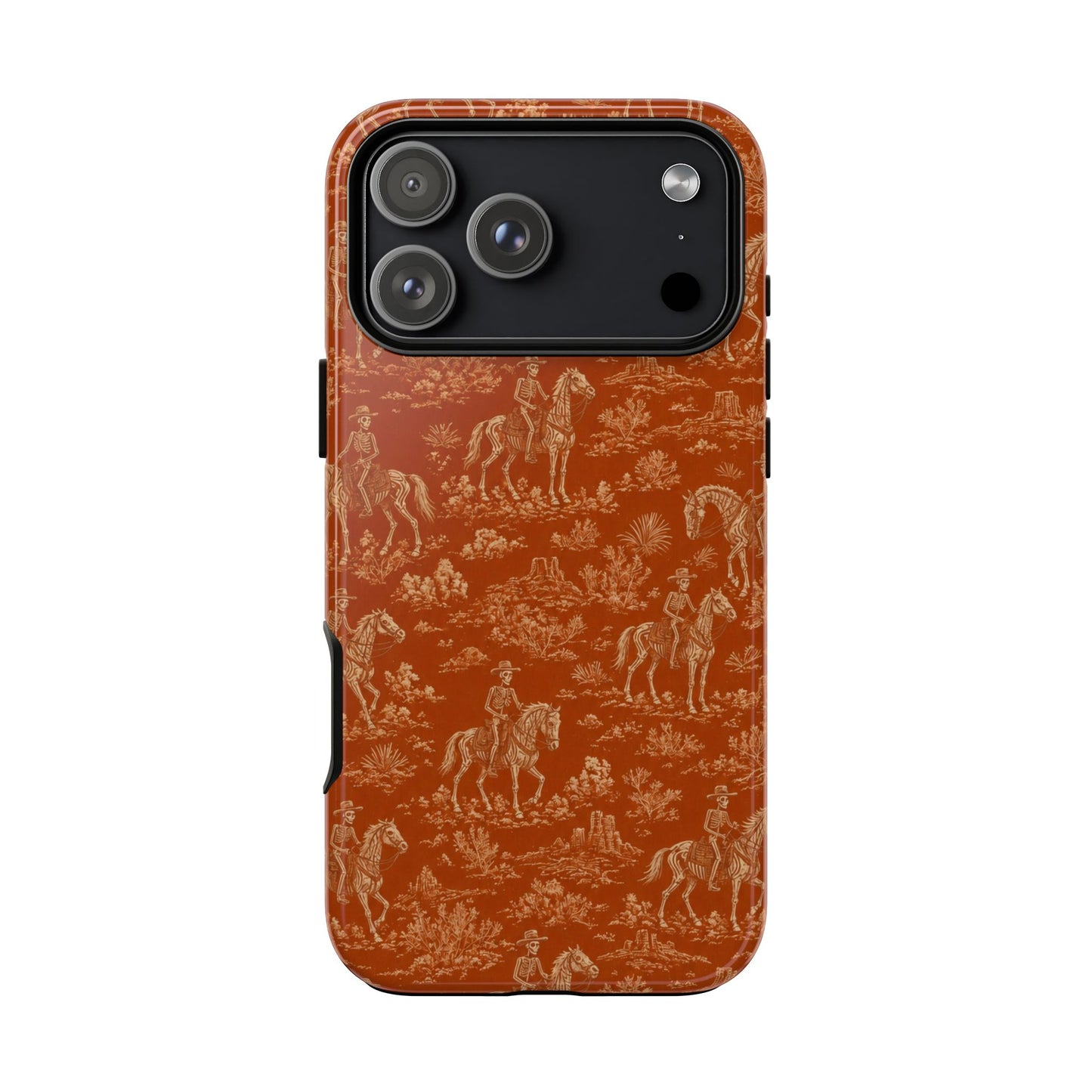 Cowboy Skeleton Toile Tough Case