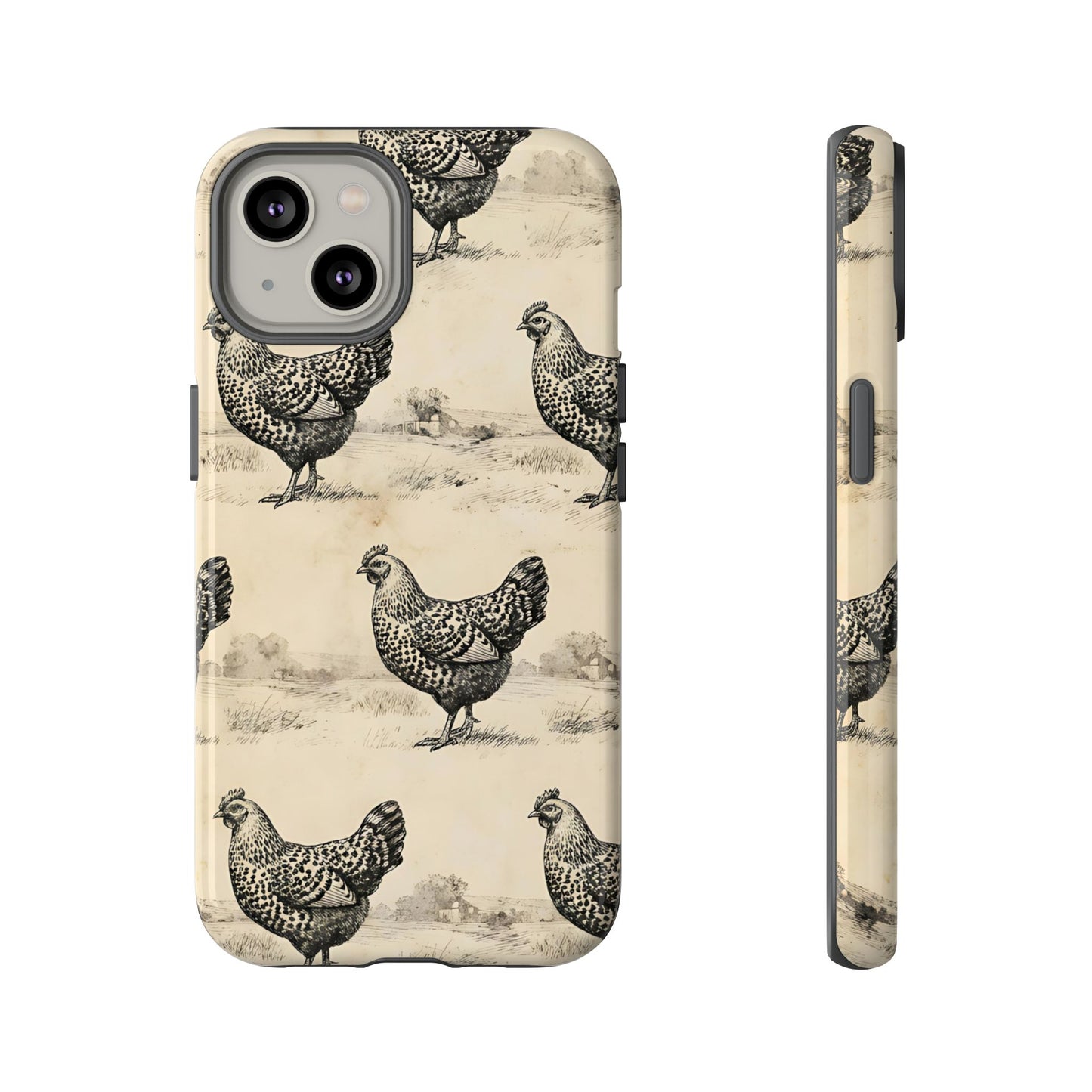 Vintage Chickens Tough Case