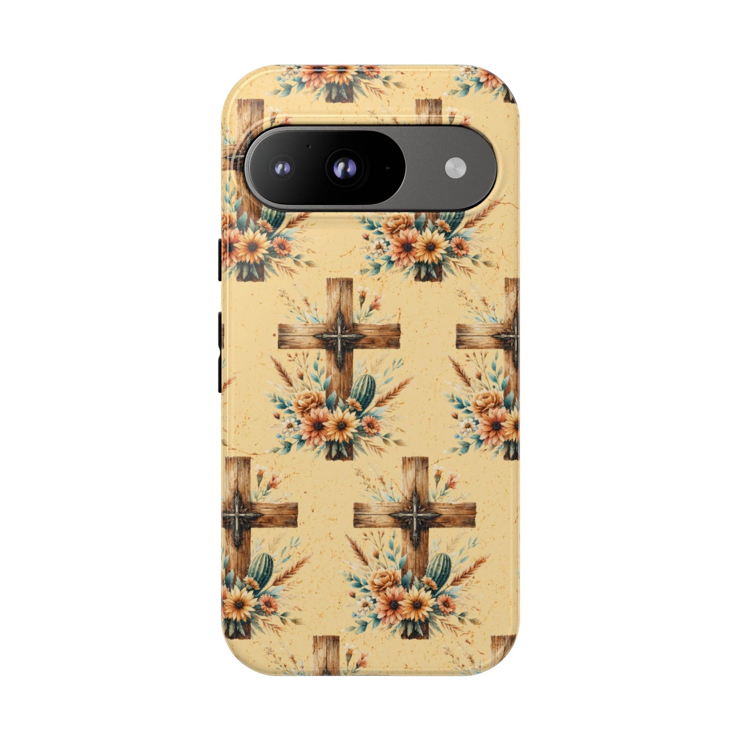 Floral Crosses Tough Case