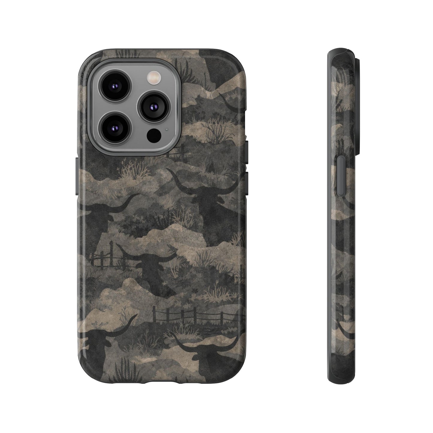 Camo Longhorns Tough Case