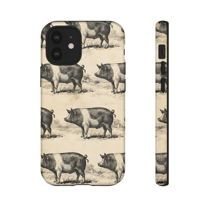 Vintage Pigs Tough Case