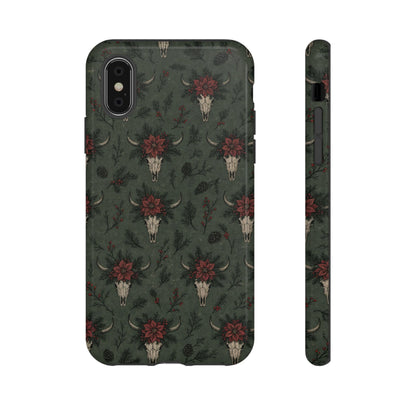 Inked Christmas Skull Tough Case