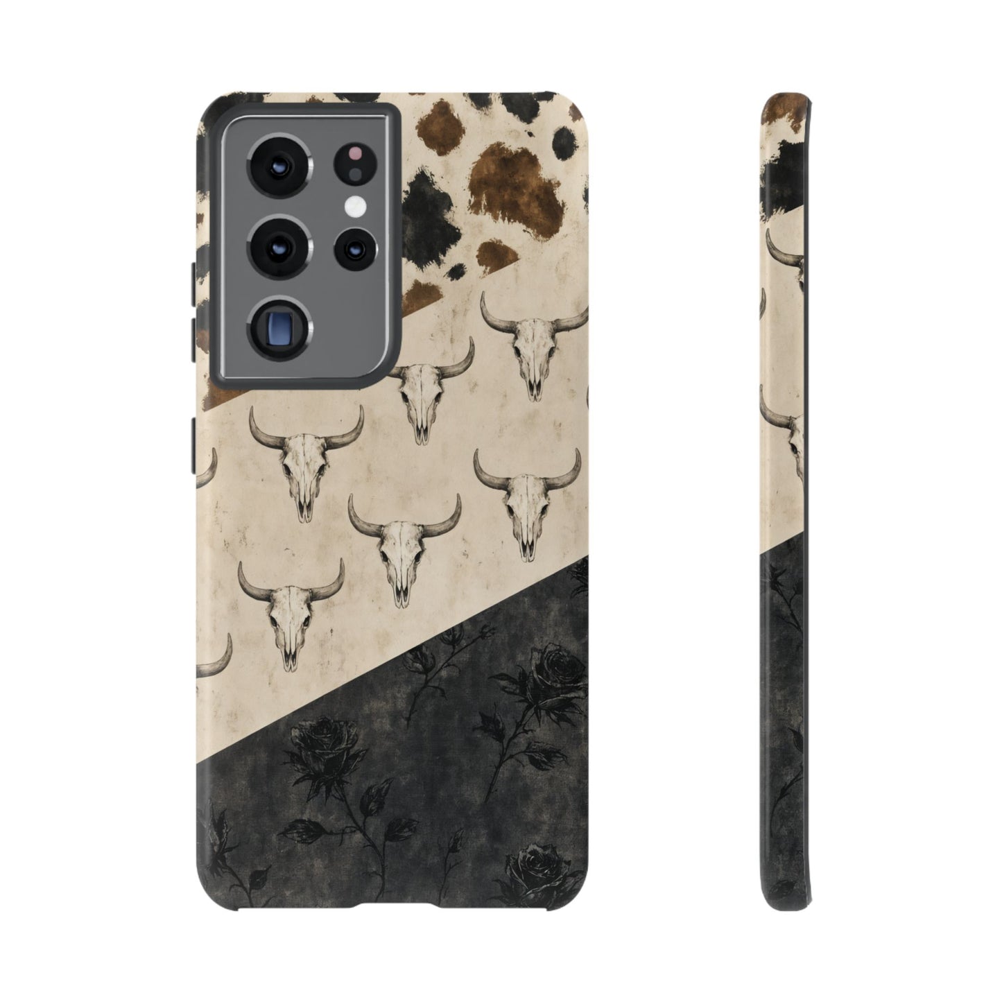 Bull Skull Rose Tough Case