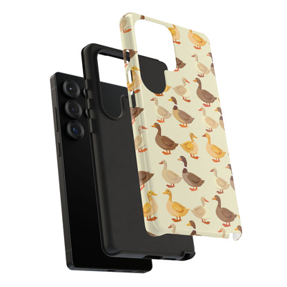 Yellow Brown Ducks Phone Case