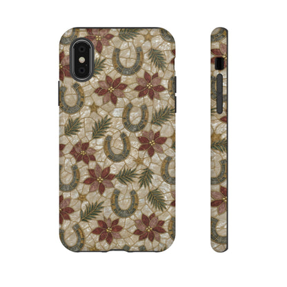 Pearl Horseshoe Poinsettia Tough Case