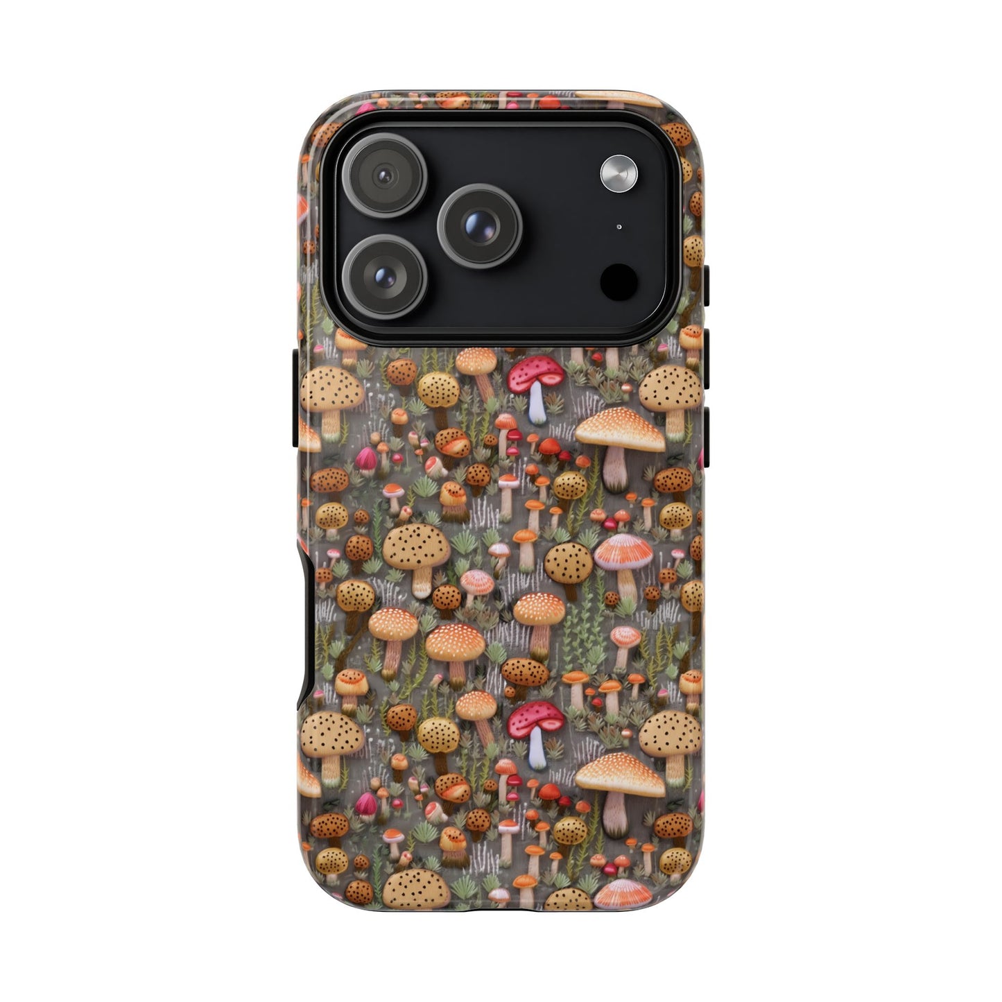 Pink Mushroom Tough Phone Case