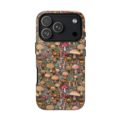 Pink Mushroom Tough Phone Case