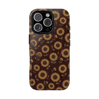 Autumn Sunflowers Magnetic Case