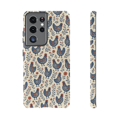 Folk Hens Tough Case
