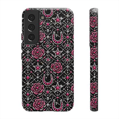 Rhinestone Rose Tough Case