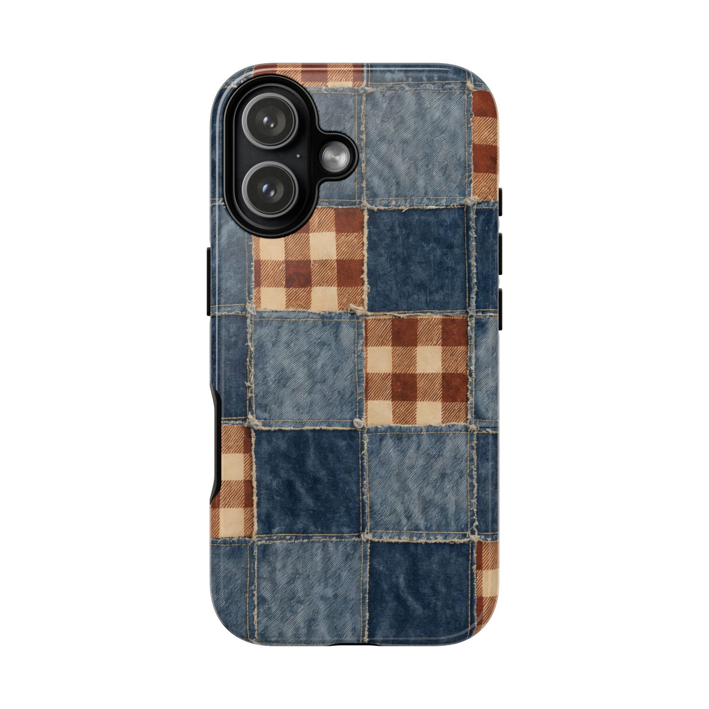 Denim Patchwork Tough Case