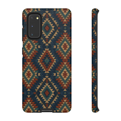Navy Aztec Tough Case