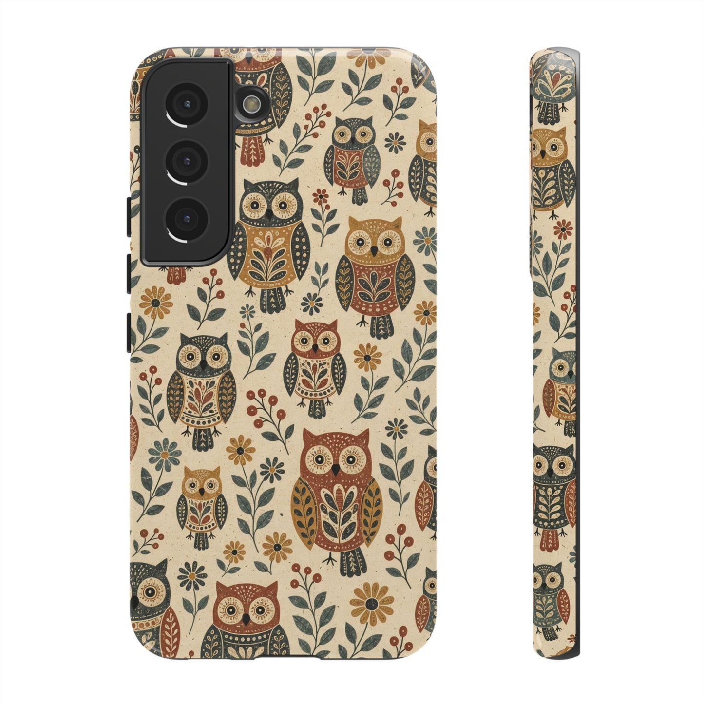 Folk Owls Tough Case