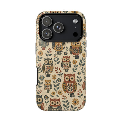 Folk Owls Tough Case