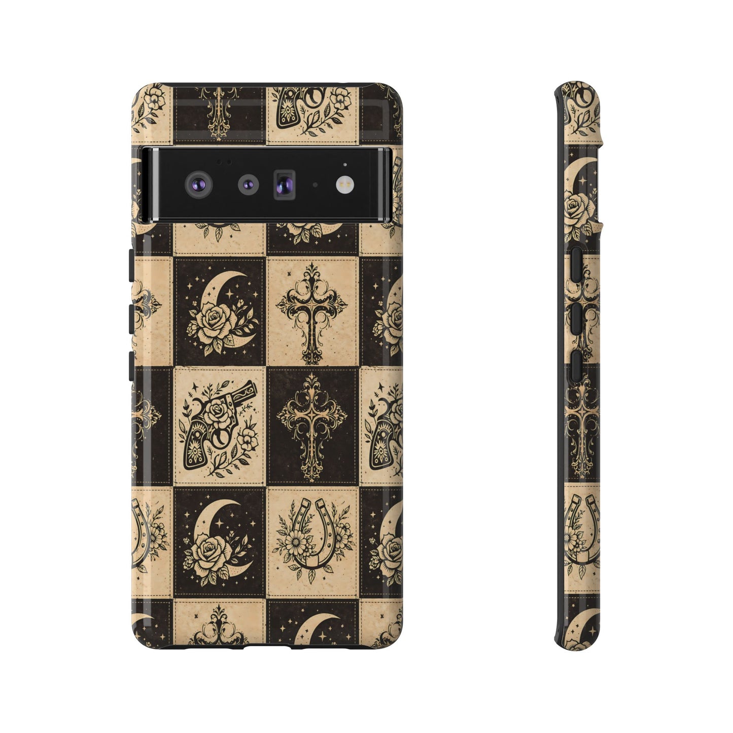 Western Patchwork Icons Tough Case
