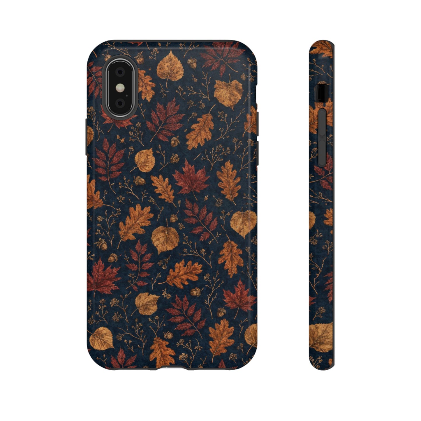 Navy Oak Leaf Tough Case