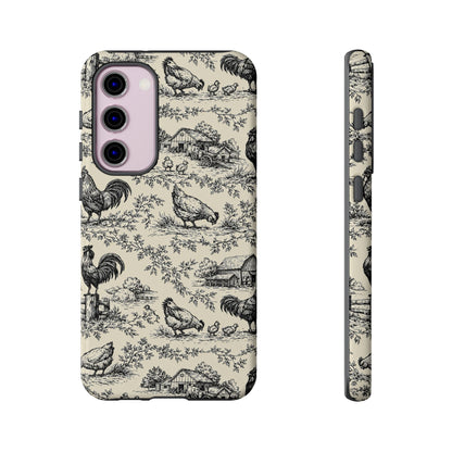 Toile Chickens Tough Case