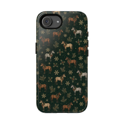 Evergreen Horses Tough Case