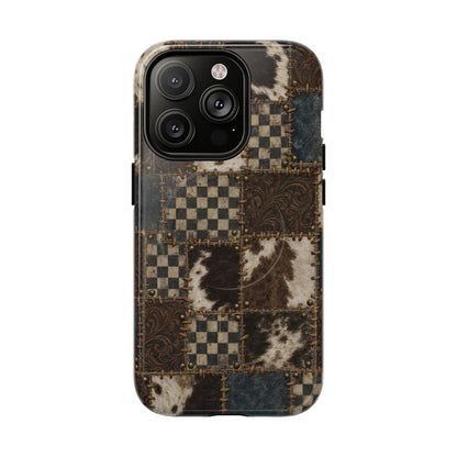 Tooled Patchwork Magnetic Case