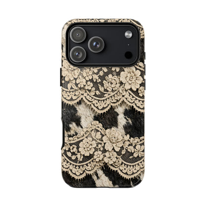 Cowhide Lace Tough Case