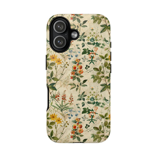 Vintage Floral Tough Phone Case