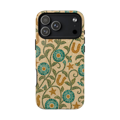 Turquoise Horseshoe Mosaic Magnetic Case