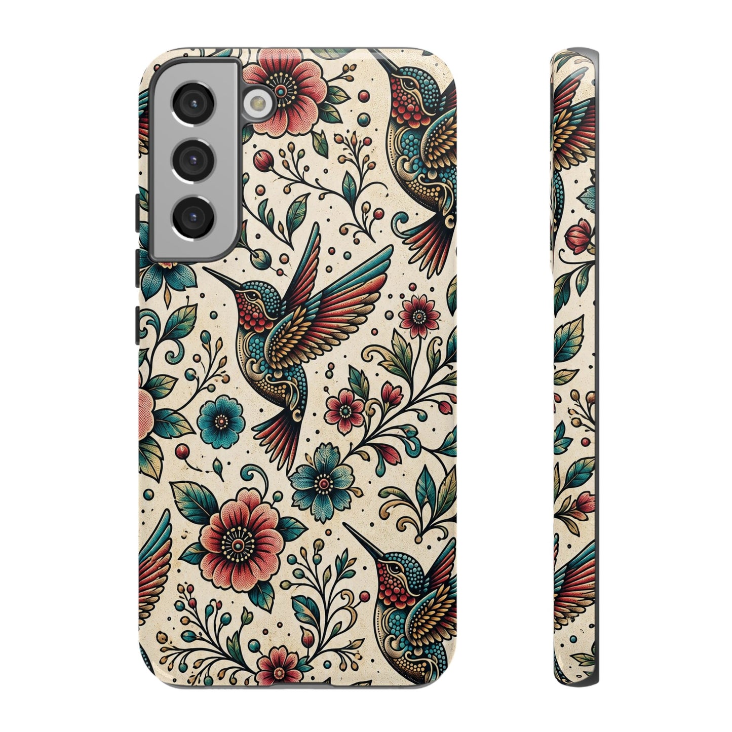 Retro Hummingbird Tough Case