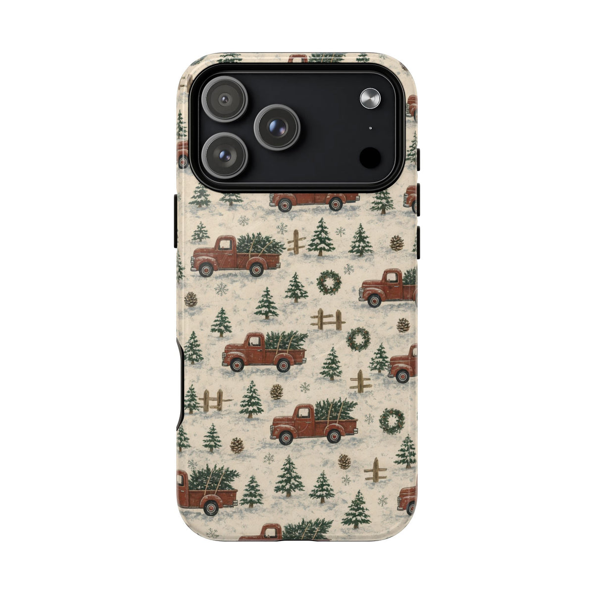 Red Truck Tree Farm Magnetic Case