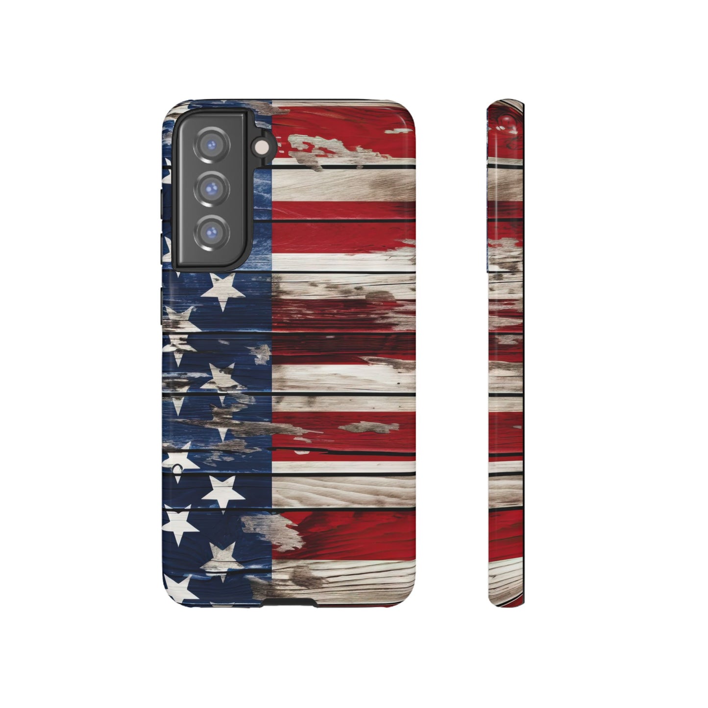 Wood Stars Stripes Tough Case