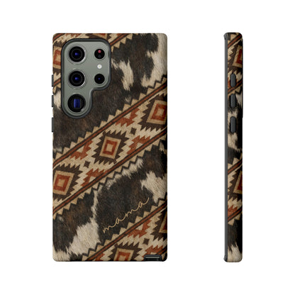 Cowhide Aztec Mama Tough Case