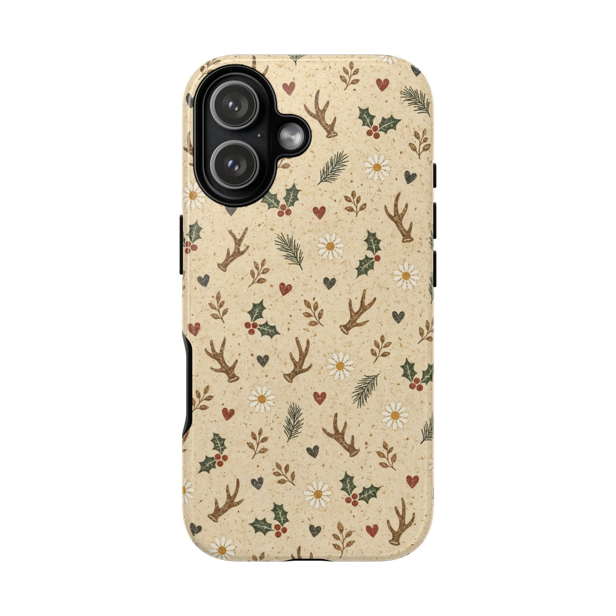 Antler Daisies Christmas Tough Case