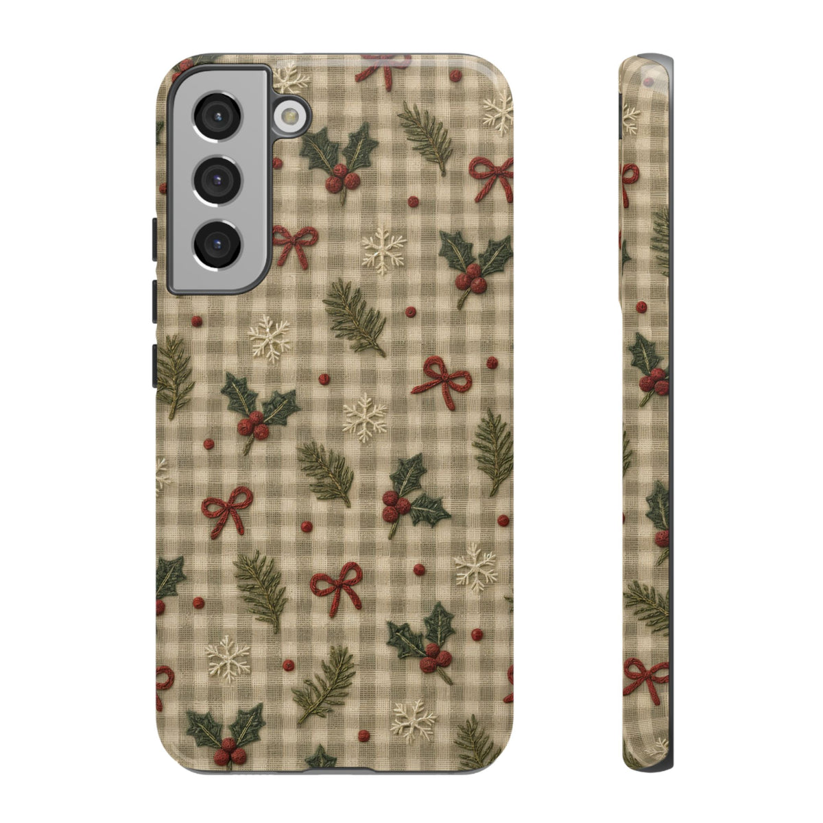 Gingham Holly Tough Case