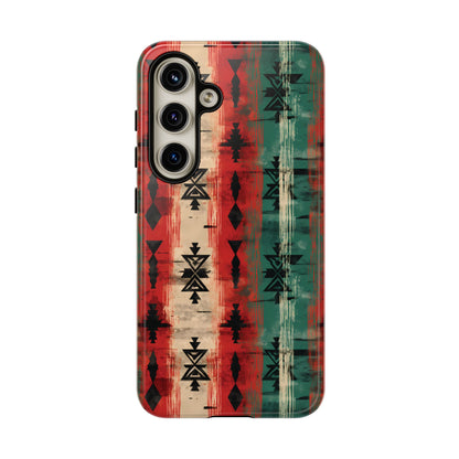 Christmas Grunge Aztec Tough Case