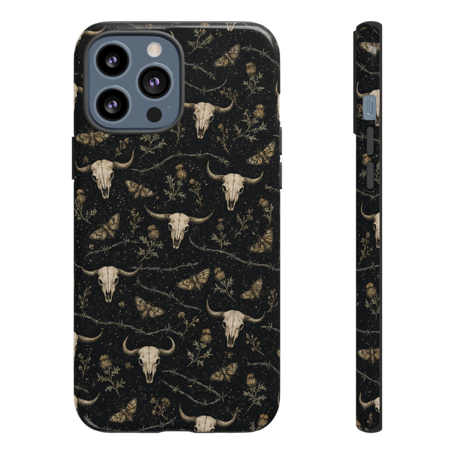 Bull Skull Barbwire Tough Case