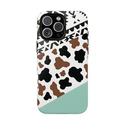 Mint Aztec Cowhide Tough Case