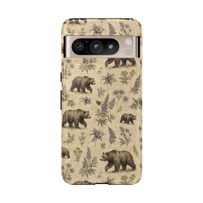 Floral Bear Tough Case