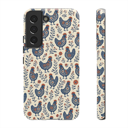 Folk Hens Tough Case