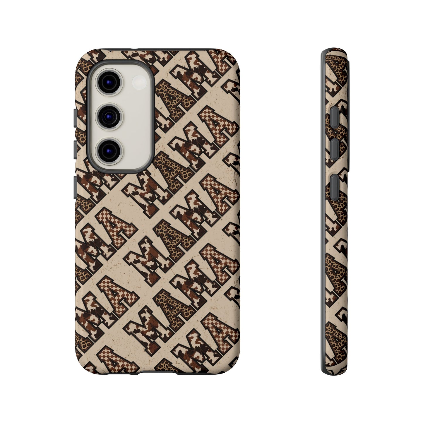Grunge Cowhide Mama Tough Case