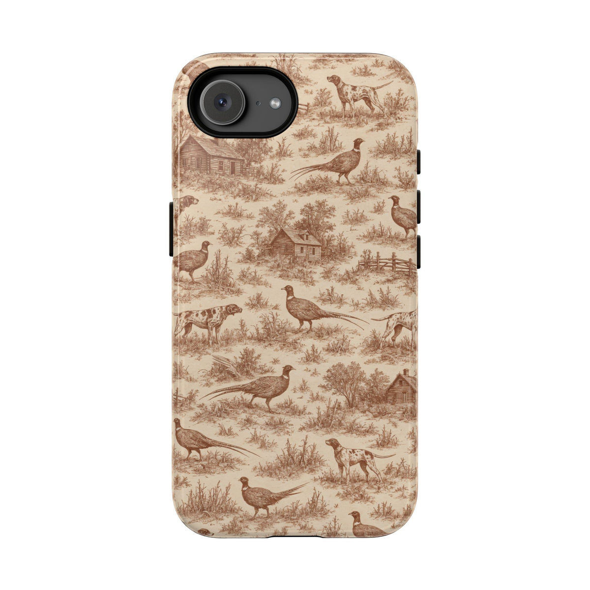 Pheasant Toile Tough Case