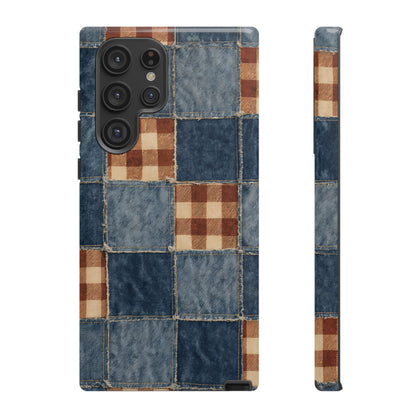 Denim Patchwork Tough Case