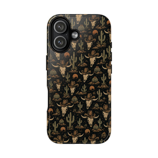 Cowboy Steer Skull Tough Case