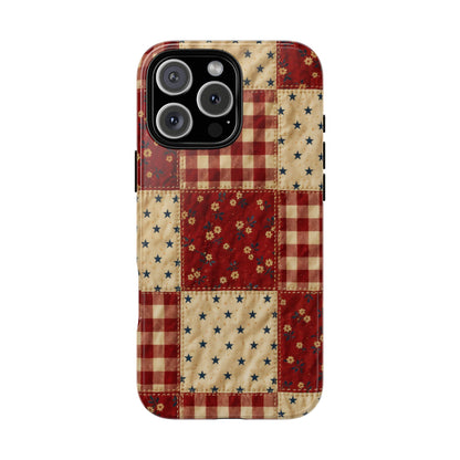 Gingham Stars Tough Case