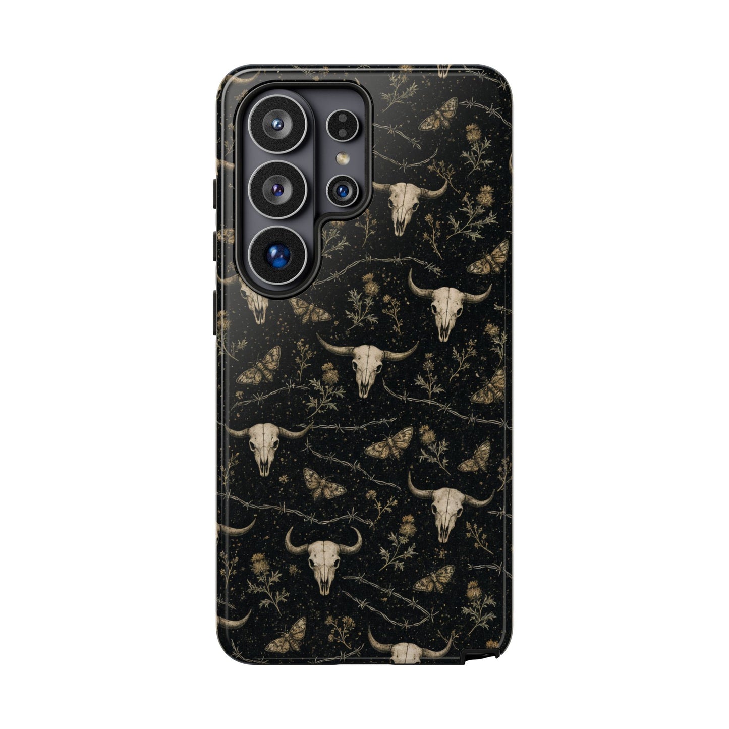 Bull Skull Barbwire Tough Case