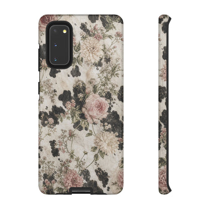 Floral Cowhide Tough Case