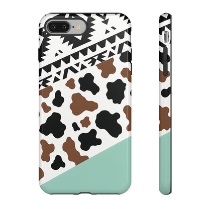 Mint Aztec Cowhide Tough Case