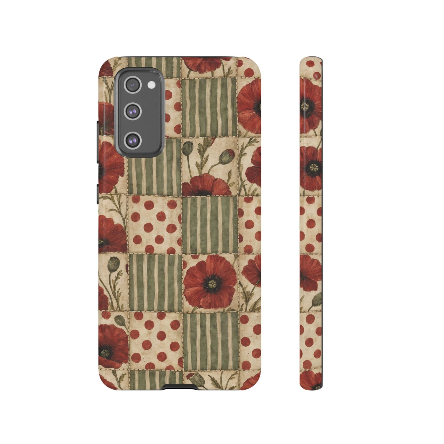 Poppy Patchwork Tough Case