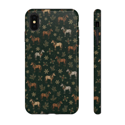 Evergreen Horses Tough Case